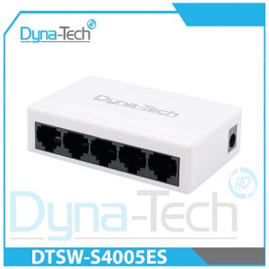 هاب سوٍئیچ 5 پورت شبکه 10/100 دایناتک مدل DTSW-S4005ES